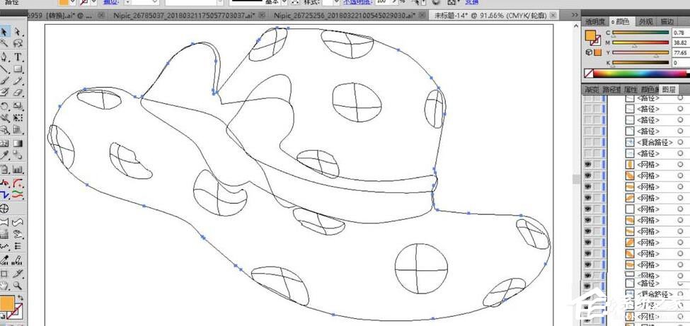 ai怎么制作沙滩帽?ai制作沙滩帽的操作过程