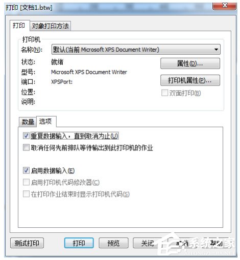 BarTender怎么设置手动输入数据?BarTender设置手动输入数据的方法