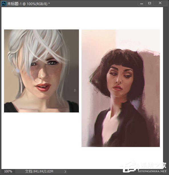 PS怎么让两张图片合成一张?两张图片自然叠加的方法