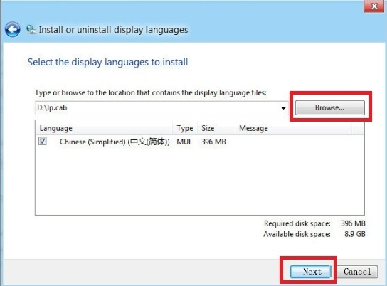 Win8语言包怎么安装?