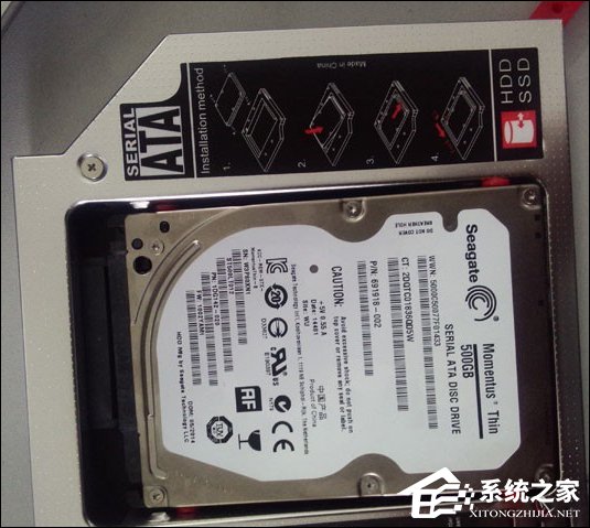 如何将SSD固态硬盘放在光驱位?笔记本光驱改固态硬盘的方法