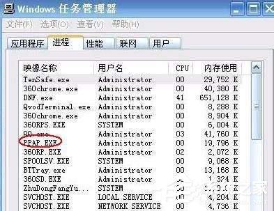 任务管理器中的ppap.exe是什么进程?ppap.exe进程可以删除吗?