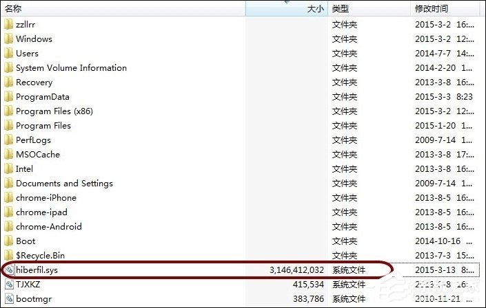 hiberfil可以删除吗?hiberfil.sys休眠文件如何删除?