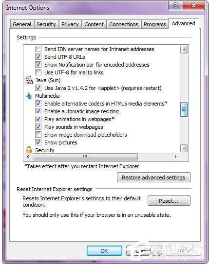 Win7网页图片打不开怎么办?