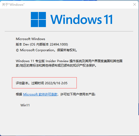 Win11怎么去除预览版水印和时间限制?