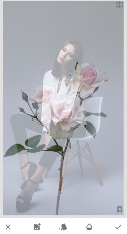 教你snapseed中制作出双重曝光效果的具体讲解。