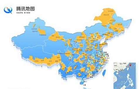 小编分享通过腾讯地图进行定位的图文操作。