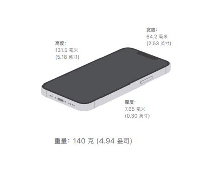 我来教你iphone13mini有多重。