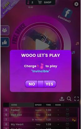 分享在脸部跳舞机APP中开始游戏的具体步骤。