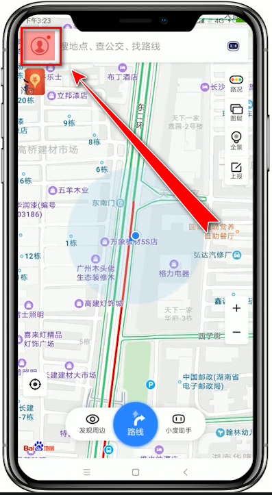 教你在百度地图中找到电子狗的详细方法。