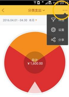 我来教你使用随手记筛选设置图表的具体方法。