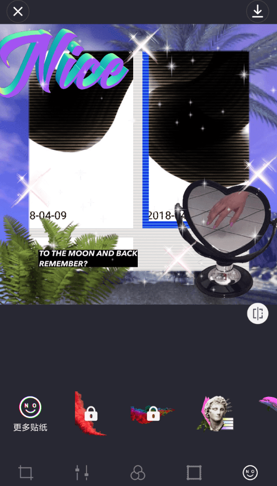 教你蒸汽波相机制作动图的具体步骤。