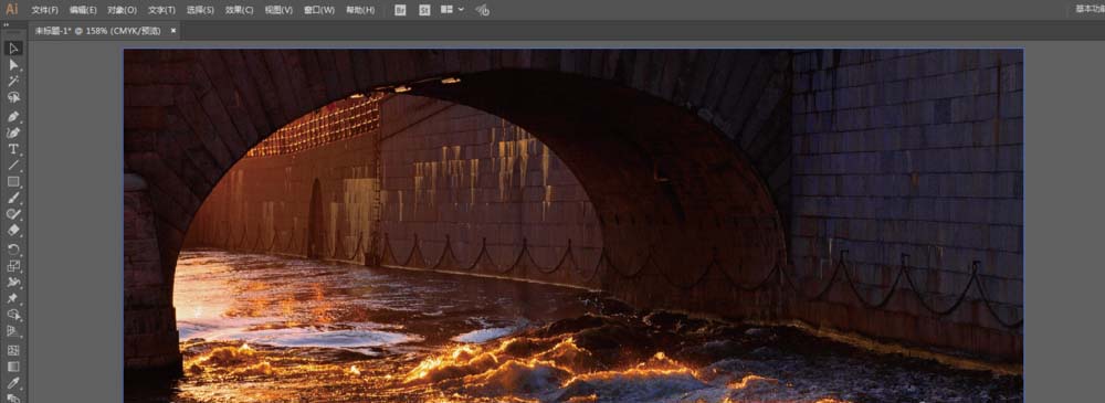 教你给ai图片添加晶格化效果的方法分享。