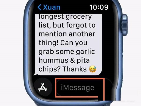 教你AppleWatchSeries7如何打字聊天。