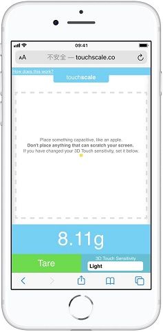 教你苹果手机如何称重。