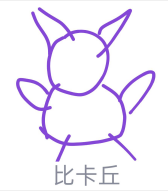 小编分享QQ画图红包怎么画皮卡丘。