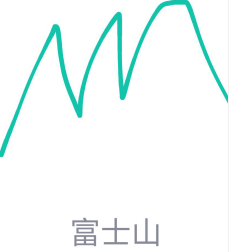 我来教你QQ画图红包怎么画富士山。