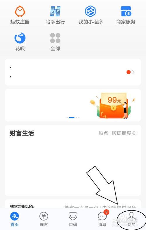 分享支付宝余额明细在哪里。