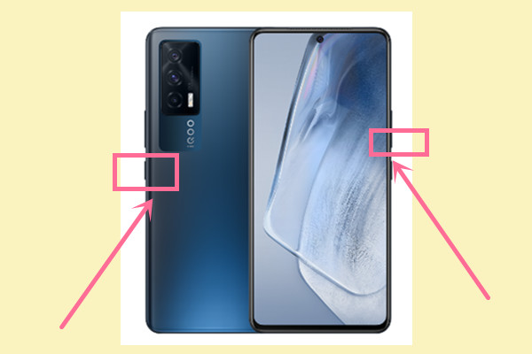 iqooz3如何截屏。