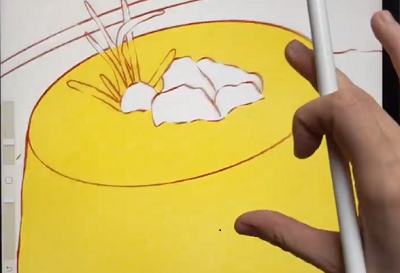 procreate填色总是填满整个屏幕是怎么回事。