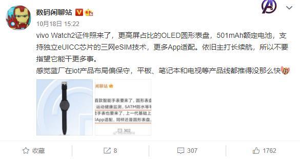 vivoWatch2可以打电话吗。