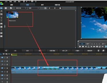 在威力导演中进行剪切视频的图文介绍。