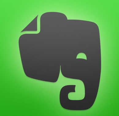 印象笔记进行分享笔记的操作过程。