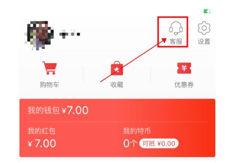 淘宝特价版怎么找人工客服。