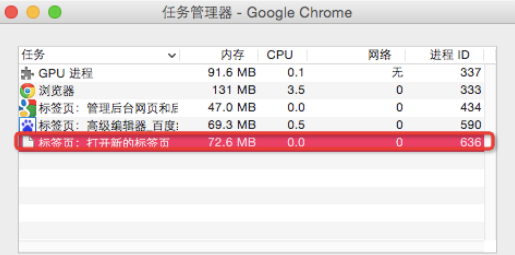 chrome浏览器关闭后台网页的操作过程截图