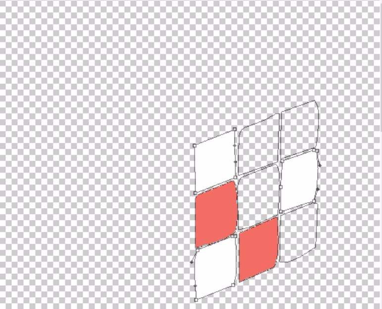 ps制作立体魔方模型的操作流程截图