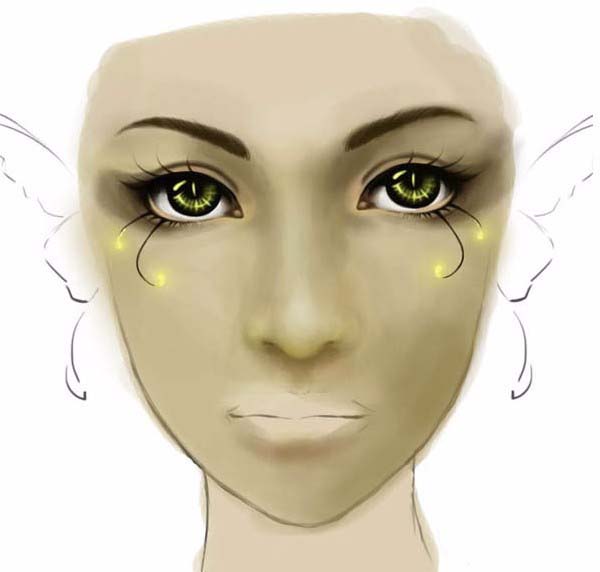 ps制作蝴蝶精灵女孩的图文操作截图