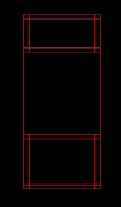 cad绘制窗户平面图的操作过程截图