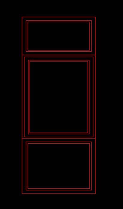 cad绘制窗户平面图的操作过程截图