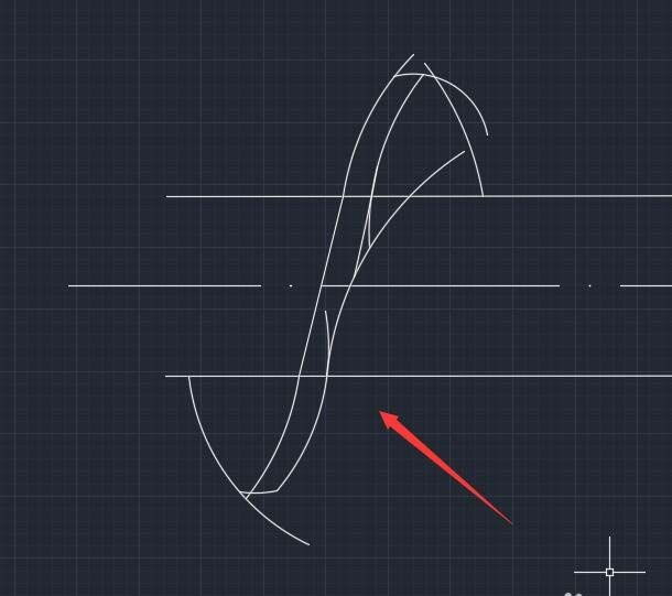 cad制作挤出机螺杆平面图的图文操作截图