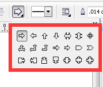 cdr制作气球箭头的图文操作截图