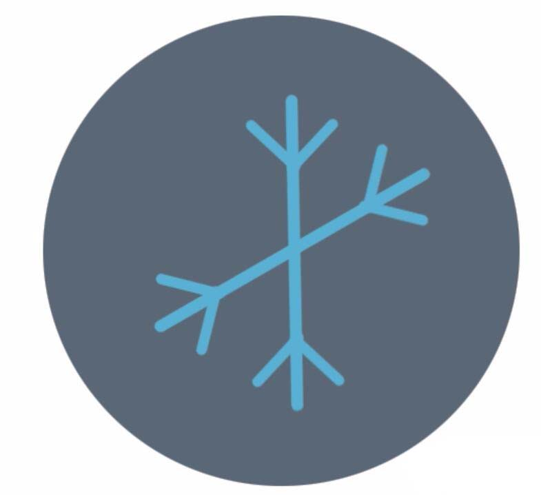 ps打造立体雪花图标的基础操作截图