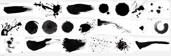 PS合成超酷泼墨效果海报的详细操作截图