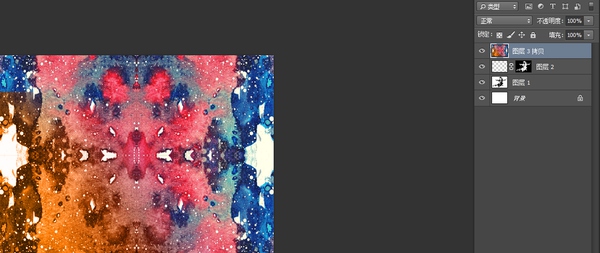 PS合成超酷泼墨效果海报的详细操作截图