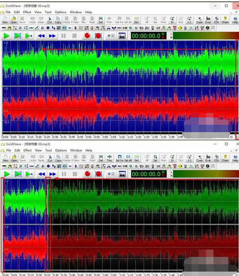 GoldWave制作音频淡入淡出效果的简单操作讲述截图
