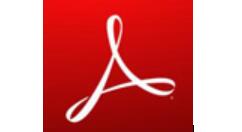 Adobe Reader打开PDF文件的操作过程。