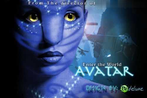 小编教你Photoshop设计快速制作阿凡达电影海报教程。