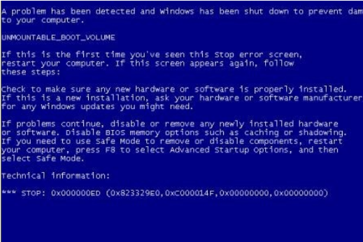 win10系统0x000000ed蓝屏怎么办。
