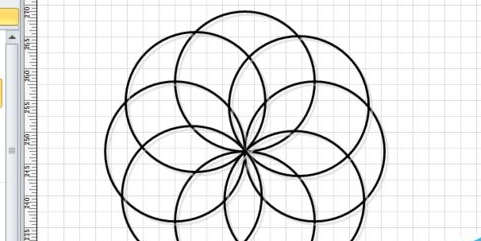 visio 2013绘画出花瓣形状的详细步骤截图