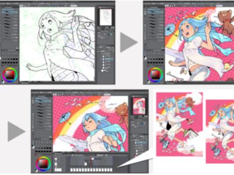 CSP优动漫PAINT动画创作操作方法截图