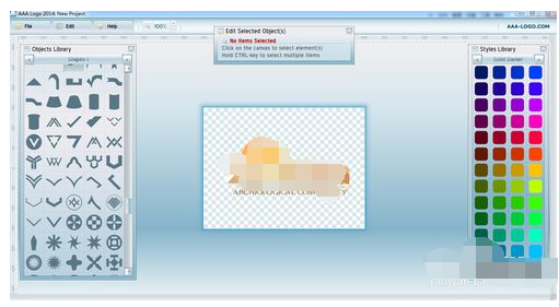 AAAlogo设计网站标志的操作教程截图