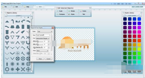 AAAlogo设计网站标志的操作教程截图