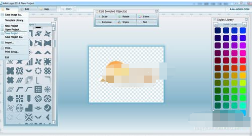 AAAlogo设计网站标志的操作教程截图