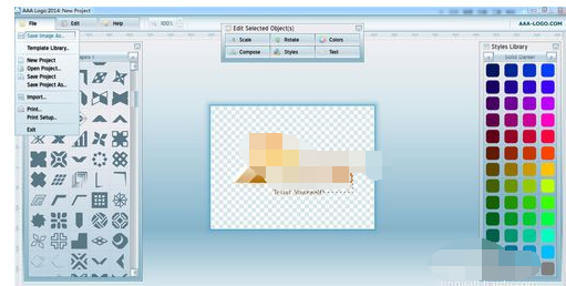 AAAlogo设计网站标志的操作教程截图