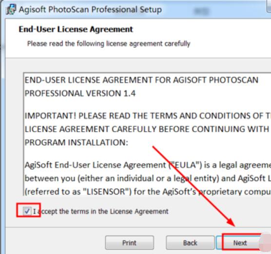 Agisoft PhotoScan Pro安装具体步骤截图