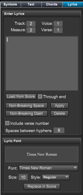 Overture软件输入歌词的操作具体步骤截图